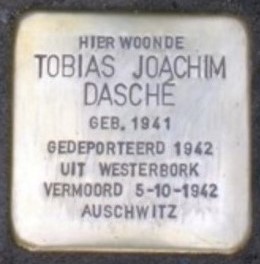 Stolperstein Tobias Joachim Dasché (Foto: Geka)