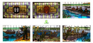 Collage schilderijen geschonken aan Pontonniers - wiki.jpg